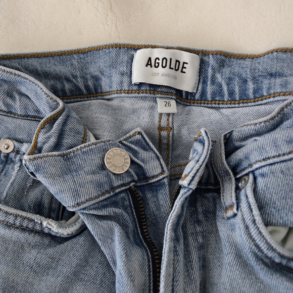 Agolde Light Wash Women's Jeans - Picture 2 of 4